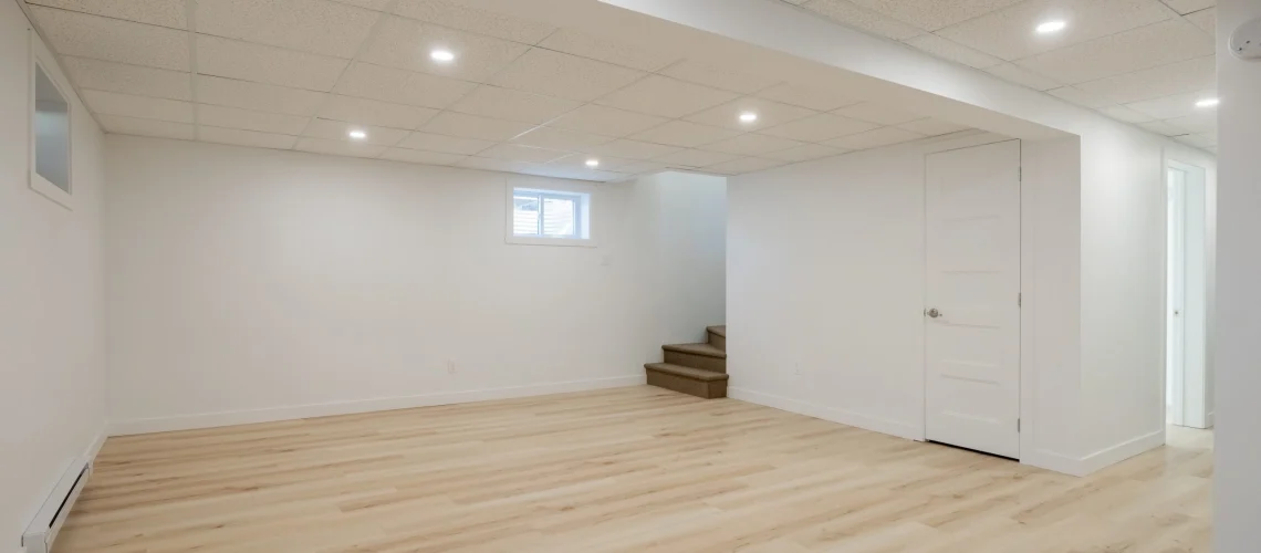 Salle de bain de luxe rénovée avec des meubles sur mesure, des miroirs lumineux et une douche spacieuse.